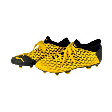 Used Puma Soccer Cleats Yellow Junior 04 11506-S000277571