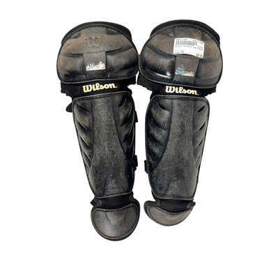 Used Wilson Catchers Leg Guards Black Youth 11506-S000277598