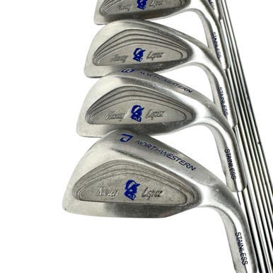 Used Northwestern NANCY LOPEZ Women's RH Iron Set 3I-PW Ladies Flex Steel Shaft 11506-S000277628