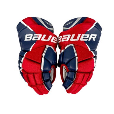 Used Bauer VAPOR X30 Hockey Gloves Navy Blue/ Red 12" 11506-S000277716