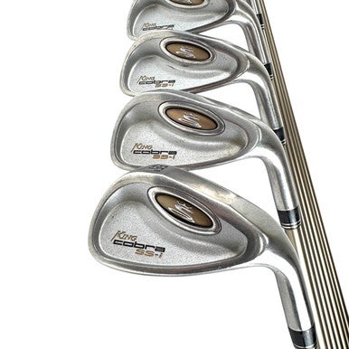 Used Cobra KING SS-I Men's RH Iron Set 4I-SW Senior Flex Graphite Shaft 11506-S000278842