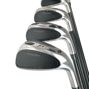 Used Powerbilt EX-550 Men's RH Iron Hybrid Set 6H-PW Regular Flex Graphite Shaft 11506-S000278871