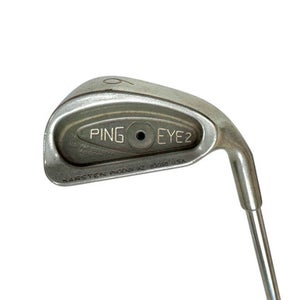 Used Ping EYE 2 BLACK DOT Men's RH 6 Iron Steel Shaft 11506-S000279258