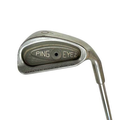 Used Ping EYE 2 BLACK DOT Men's RH 6 Iron Steel Shaft 11506-S000279258