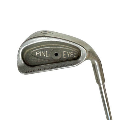 Used Ping EYE 2 BLACK DOT Men's RH 6 Iron Steel Shaft 11506-S000279258