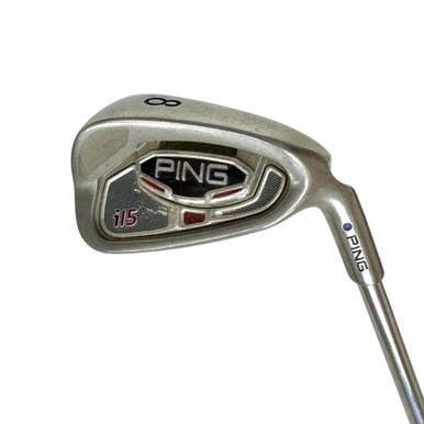Used Ping I15 BLUE DOT Men's RH 8 Iron Stiff Flex Steel Shaft 11506-S000279271