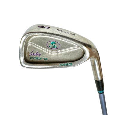 Used Cobra LADY OVERSIZE Women's RH 8 Iron Ladies Flex Graphite Shaft 11506-S000279424