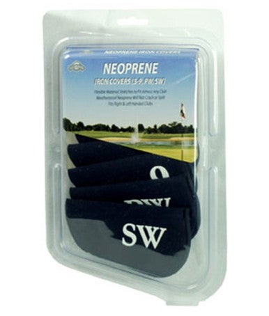 J&M GOLF NEOPRENE IRON HEADCOVERS - 9PC 11506-JMG86069
