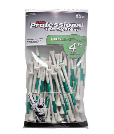 New J&M GOLF PRIDE SPORTS PTS GOLF TEES - 4" 11506-JMG87112