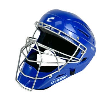 Used Champro CM7 Catchers Helmet Royal Blue Adult 7 - 7 1/2 11506-S000266495