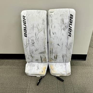 Used BauerS20 GX Goalie Leg Pads Senior White 33" +1 11506-S000266508