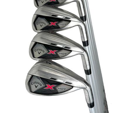 Used Callaway X HOT 2013 Men's RH Iron Set 5I-AW Regular Flex Graphite Shaft 11506-S000270333