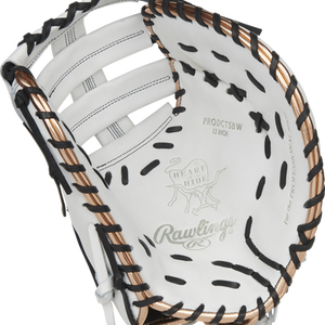 New Rawlings Heart of the Hide Fastpitch First Base Mitt RH Throw 13" 11506-RAWPRODCTSBW