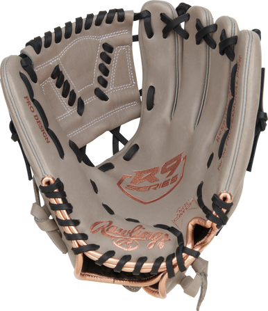 New RAWLINGS R9 CONTOUR SERIES Fastpitch Glove RH Throw 11.5" 11506-RAWR9SB115U31G