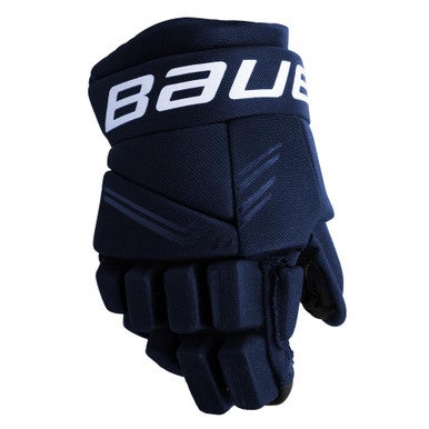 New Bauer X Youth Gloves Navy 8" 11506-BAR1063731N08