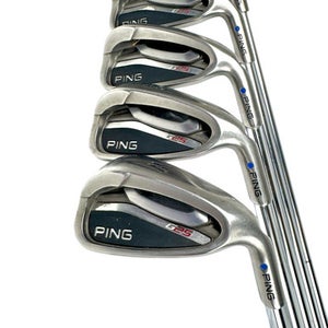 Used Ping G25 BLUE DOT Men's RH Iron Set 6I-PW Senior Flex Steel Shaft 11506-S000276071