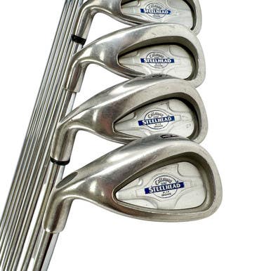 Used Callaway STEELHEAD X-14 Men's LH Iron Set 3I-PW Stiff Flex Steel Shaft 11506-S000276534