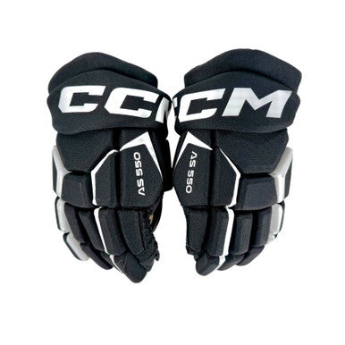 Used CCM TACKS AS 550 Hockey Gloves Black 13" 11506-S000277783