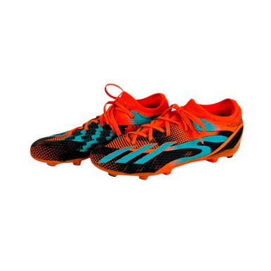 Used Adidas MESSI Soccer Cleats Turquoise And Orange Men's 7 11506-S000277787