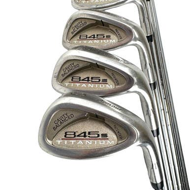 Used Tommy Armour 845S TITANIUM Men's RH Iron Set 3I-SW Stiff Flex Steel Shaft 11506-S000277857
