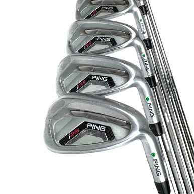 Used Ping I25 GREEN DOT Men's RH Iron Set 3I-PW Stiff Flex Steel Shaft 11506-S000278619