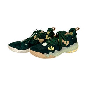 Used Adidas JAMES HARDEN SIGNATURE SERIES Basketball Shoes Green Men's 10.5 11506-S000278690