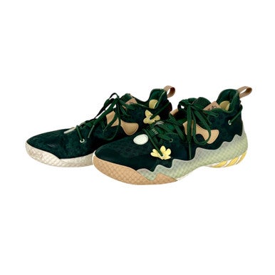 Used Adidas JAMES HARDEN SIGNATURE SERIES Basketball Shoes Green Men's 10.5 11506-S000278690