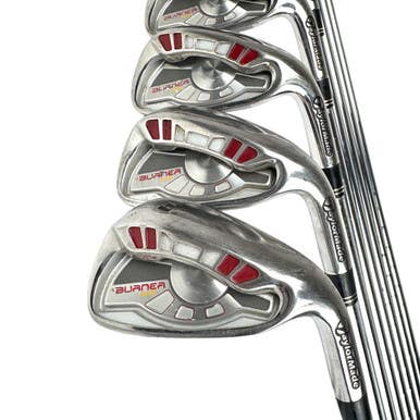 Used Taylormade BURNER HT Men's RH Iron Set 4I-AW Regular Flex Steel Shaft 11506-S000278697