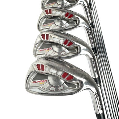 Used Taylormade BURNER HT Men's RH Iron Set 4I-AW Regular Flex Steel Shaft 11506-S000278697