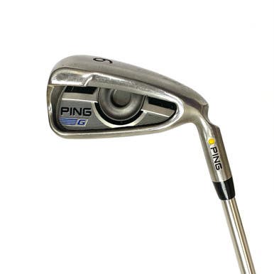 Used Ping G YELLOW DOT Men's Right 6 Iron Regular Flex Steel Shaft 11506-S000240286