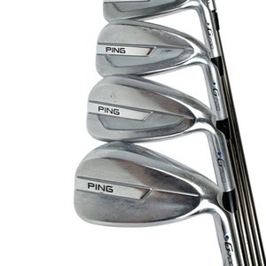 Used Ping G700 BLUE DOT Men's RH Iron Set RH 6I-PW Regular Flex Graphite Shaft 11506-S000279866