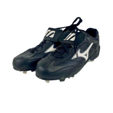 Used Mizuno 9 SPIKE Metal Baseball and Softball Cleats Men's 9.5 11506-S000233571