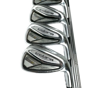 Used Cobra FLY-Z PLUS Men's RH Iron Set 5I-PW Stiff Flex Steel Shaft 11506-S000268921
