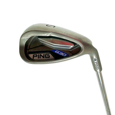 Used Ping G30 BLACK DOT Men's RH Sand Wedge Stiff Flex Steel Shaft 11506-S000267777