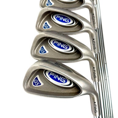Used Ping G5 BLACK DOT Men's RH Iron Set 4I-PW Steel Shaft 11506-S000276276