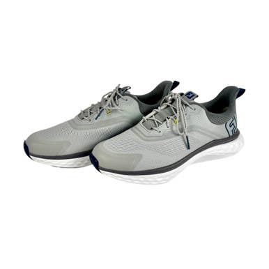 Used Foot Joy QUANTUM Golf Shoes Grey Men's 9 Like New 11506-S000276304
