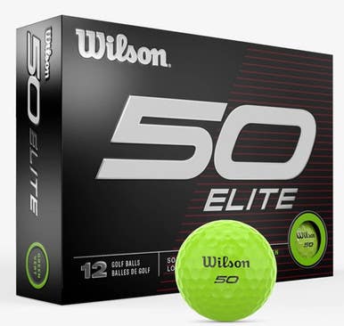New Wilson Fifty Elite Golf Balls Green (Dozen) #WGWG2007304 11506-WILWGWG2007304