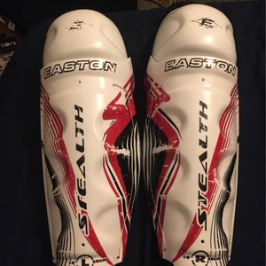 Senior Easton Stealth 14" Shin Pads Vintage