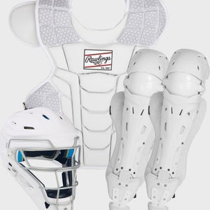 New Rawlings Mach Adult Catcher's Set White #MCHCS 11506-RAWMCHCSAW