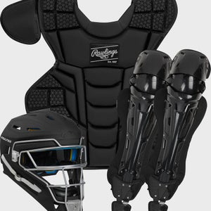 New Rawlings Mach Intermediate Catcher's Set Black #MCHCS 11506-RAWMCHCSIB