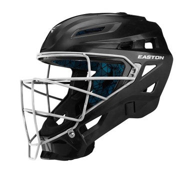 New Easton Gametime Catcher's Helmet Black S/M #GMETMECH 11506-RAWGMETMECHSBK
