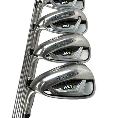 Used Taylormade M1 Men's LH Iron Set 4I-PW Stiff Flex Steel Shaft 11506-S000282059