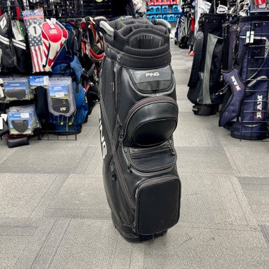 Used Ping DLX Men's Cart Bag Black 11506-S000283897