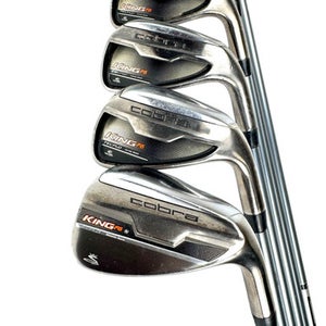 Used Cobra KING F6 Men's RH Iron Set 6I-GW Regular Flex Graphite Shaft 11506-S000283930