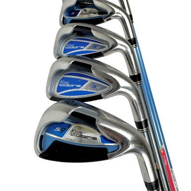Used Cobra KING S9 Women's RH Iron Set 5I-9I Ladies Flex Graphite Shaft 11506-S000284027