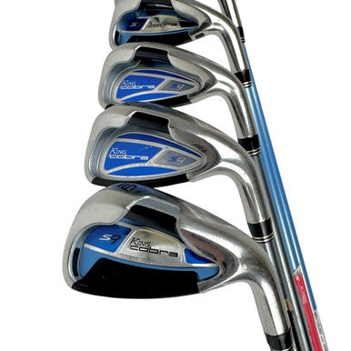 Used Cobra KING S9 Women's RH Iron Set 5I-9I Ladies Flex Graphite Shaft 11506-S000284027