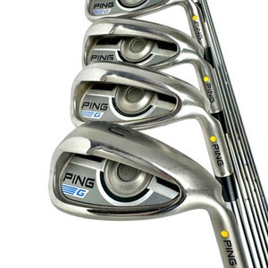 Used Ping G Mens Iron Set RH 4I-GW/AW 11506-S000284737
