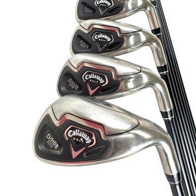 Used Callaway FUSION WIDE SOLE Men's RH Iron Set 5I-SW Regular Flex Graphite Shaft 11506-S000281204