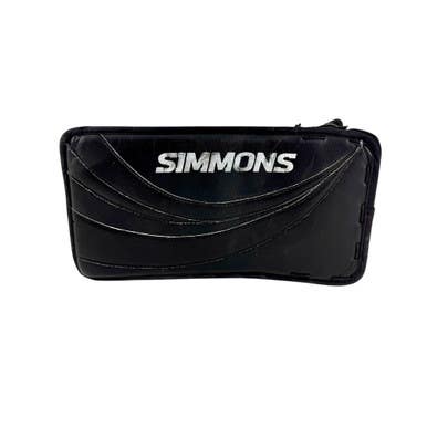 Used SIMMONS PRO SERIES 995 Senior Regular Goalie Blocker Black 11506-S000281173