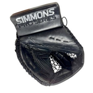 Used SIMMONS PRO SERIES 995 Senior Regular Goalie Catcher Black 11506-S000281174